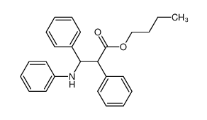 2,3-Diphenyl-3-phenylamino-propionic acid butyl ester_2887-86-7
