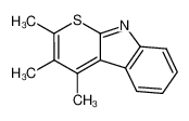 2,3,4-trimethyl-thiopyrano[2,3-b]indole_28873-15-6