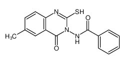 3-benzoylamino-6-methyl-2-thioxo-2,3-dihydro-1H-quinazolin-4-one_28873-39-4