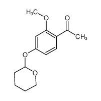 1-(2-methoxy-4-(tetrahydro-2H-pyran-2-yloxy)phenyl)ethanone_288856-48-4