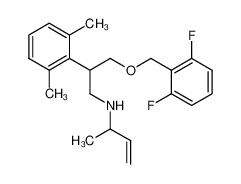 N-(1-Methylallyl)-3-(2,6-difluorophenyl)methoxy-2-(2,6-dimethylphenyl)-propylamine_288858-45-7