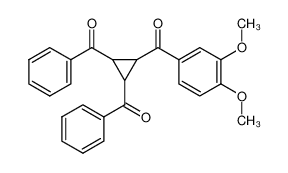 1,2-Dibenzoyl-3-(3,4-dimethoxybenzoyl)-cyclopropan_28891-68-1