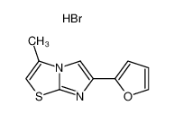 6-furan-2-yl-3-methyl-imidazo[2,1-b]thiazole; hydrobromide_28896-62-0