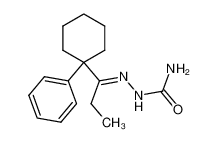 1-(1-Phenyl-cyclohexyl)-propan-1-on-semicarbazon_2890-49-5