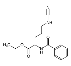 Nα-benzoyl-Nδ-cyanoornithine ethyl ester_28908-04-5