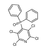 2,3,5,6-tetrachloro-4-diphenylphosphinoyl-pyridine_28926-57-0