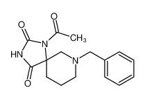1-acetyl-7-benzyl-1,3,7-triaza-spiro[4.5]decane-2,4-dione_28937-11-3