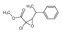 2-chloro-3-(1-phenyl-ethyl)-oxiranecarboxylic acid methyl ester_28942-49-6