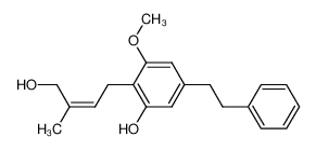 2-((Z)-4-Hydroxy-3-methyl-but-2-enyl)-3-methoxy-5-phenethyl-phenol_289472-11-3