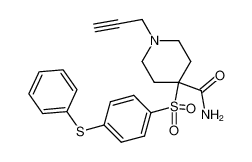 4-[(4-Phenylthiophenyl)sulfonyl]-1-(2-propynyl)-4-piperidinecarboxamide_289486-36-8