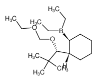 [(1S,2S)-2-((R)-1-Ethoxymethoxy-2,2-dimethyl-propyl)-cyclohexyl]-diethyl-borane_289488-82-0