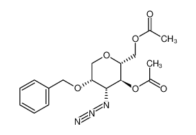 Acetic acid (2R,3S,4R,5S)-2-acetoxymethyl-4-azido-5-benzyloxy-tetrahydro-pyran-3-yl ester_289505-47-1