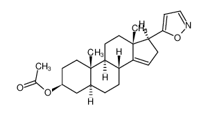 3β-acetoxy-17β-isoxazol-5-yl-(5α)-androst-14-ene CAS:28955-87-5 manufacturer & supplier