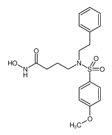 N-hydroxy-4-((4-methoxy-N-phenethylphenyl)sulfonamido)butanamide_289637-78-1