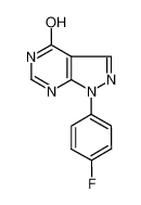 1-(4-fluorophenyl)-1H-pyrazolo[3,4-d]pyrimidin-4-ol_289651-72-5