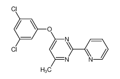 4-(3,5-dichlorophenoxy)-6-methyl-2-(pyridin-2-yl)pyrimidine_289653-06-1