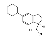 (1R)-(+)-5-Cyclohexylindan-1-carbonsaeure_28968-08-3