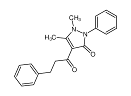 1,2-dihydro-1,5-dimethyl-2-phenyl-4-(3-phenylpropionyl)-3H-pyrazol-3-one_28970-03-8