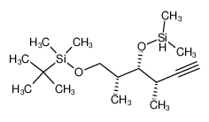 (2R,3R,4S)-1-(tert-butyl-dimethyl-silyloxy)-2,4-dimethyl-3-(hydrodimethylsilyloxy)-5-hexyne_289900-05-6