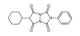 6-cyclohexyl-2-phenyl-pyrazolo[1,2-a][1,2,4]triazole-1,3,5,7-tetraone_28996-77-2