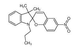 1',3'-dihydro-1'-(n-propyl)-3',3'-dimethyl-6-nitrospiro-[2H-13-benzopyran-2,2'-(2H)-indoline] CAS:28999-46-4 manufacturer & supplier
