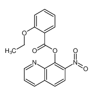 (7-nitroquinolin-8-yl) 2-ethoxybenzoate_29002-10-6
