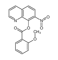 (7-nitroquinolin-8-yl) 2-methoxybenzoate_29007-18-9