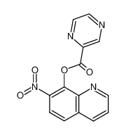 pyrazine-2-carboxylic acid 7-nitro-quinolin-8-yl ester_29007-64-5