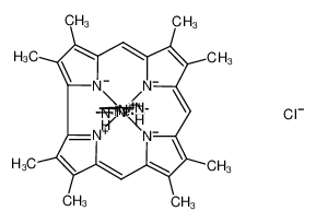 ((2,3,7,8,12,13,17,18-octamethylcorrole)Fe(Im)2)Cl_290294-73-4