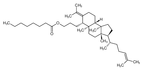 Octanoic acid,3-[(3S,3aS,5aS,6S,9aS,9bR)-3-[(1S)-1,5-dimethyl-4-hexenyl]dodecahydro-3a,5a,9b-trimethyl-7-(1-methylethylidene)-1H-benz[e]inden-6-yl]propyl ester_290305-83-8