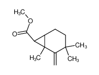 1,3,3-Trimethyl-2-methylene-bicyclo[4.1.0]heptane-7-carboxylic acid methyl ester_29031-02-5