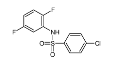 4-chloro-N-(2,5-difluorophenyl)benzenesulfonamide_290331-05-4