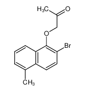 1-(2-Bromo-5-methyl-naphthalen-1-yloxy)-propan-2-one_290365-70-7