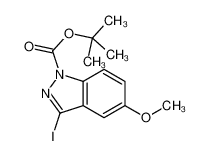 tert-butyl 3-iodo-5-methoxyindazole-1-carboxylate_290368-03-5