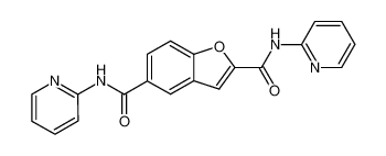 benzofuran-2,5-dicarboxylic acid bis-pyridin-2-ylamide_29046-29-5
