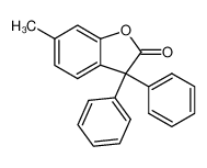 3,3-diphenyl-6-methyl-2(3H)-benzofuranone_29052-18-4