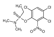 O-(3,4,6-trichloro-2-nitrophenyl) P-ethyl-N,N-dimethylphosphonamidothioate_29055-65-0