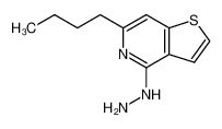 6-butyl-4-hydrazino-thieno[3,2-c]pyridine_29064-81-1