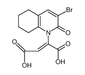 (Z)-2-(3-Bromo-2-oxo-5,6,7,8-tetrahydro-2H-quinolin-1-yl)-but-2-enedioic acid_29079-19-4