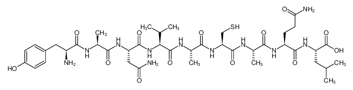 L-Leucine,L-tyrosyl-L-alanyl-L-asparaginyl-L-valyl-L-alanyl-L-cysteinyl-L-alanyl-L-glutaminyl-_290814-13-0