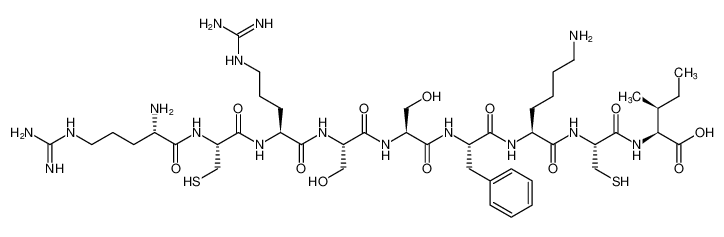 L-Isoleucine,L-arginyl-L-cysteinyl-L-arginyl-L-seryl-L-seryl-L-phenylalanyl-L-lysyl-L-cysteinyl-_290814-22-1