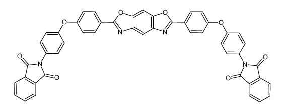 N,N'-[4,4'-(4,4'-benzo[1,2-d;4,5-d']bisoxazole-2,6-diyl-diphenoxy)-diphenyl]-bis-phthalimide_29082-72-2