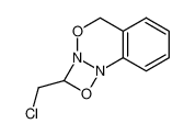 2-chloromethyl-5H-benzo[d][1,2,3]oxadiazeto[3,2-b][1,2,3]oxadiazine_29095-92-9
