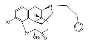 4,5α-epoxy-3-hydroxy-5β-methyl-17-phenethyl-morphinan-6-one_29096-53-5