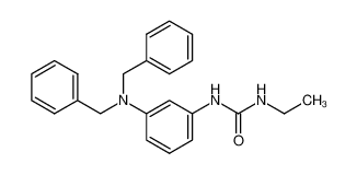 1-(3-Dibenzylamino-phenyl)-3-ethyl-urea_29103-45-5