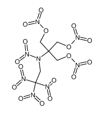 2-(nitro(2,2,2-trinitroethyl)amino)-2-((nitrooxy)methyl)propane-1,3-diyl dinitrate_29104-82-3