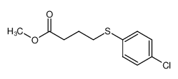 methyl 4-[(4-chlorophenyl)thio]butanoate_29107-78-6