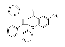6-Methyl-1,2,2a-triphenyl-2a,8a-dihydro-3-oxa-cyclobuta[b]naphthalen-8-one_29108-01-8