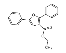 2,5-diphenyl-furan-3-carbothioic acid O-ethyl ester_29113-57-3