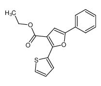 5-phenyl-2-thiophen-2-yl-furan-3-carboxylic acid ethyl ester_29113-71-1